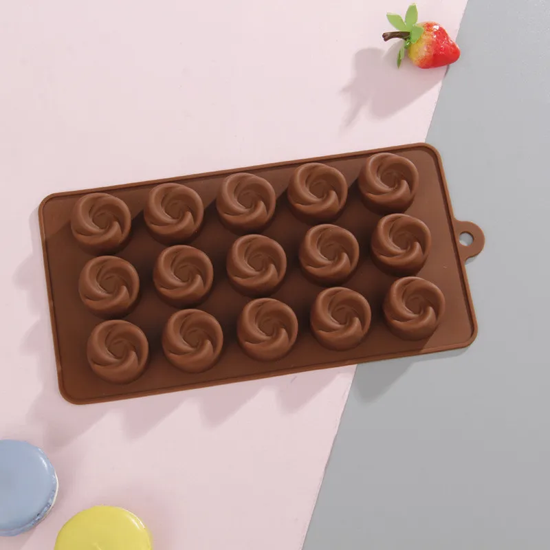 Silicone Chocolate Mold DIY Non Stick Silicone Jelly And Candy Mold Heart  Round Star Design Mini Chocolate Silicone Mould From Esw_home2, $1.32